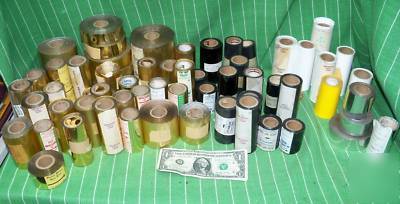 Lot crown roll gold leaf hot stamping foil printing 