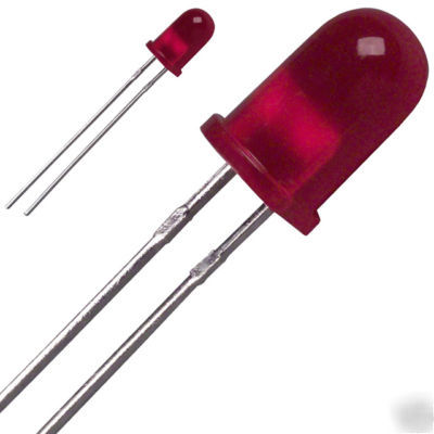 Lot of 20 _ hlmp-4700 5MM red diffused led lights