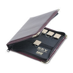 Mmf industries portable zippered vinyl key case with 2