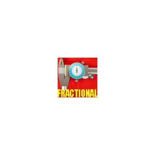 New precision fractional dial caliper stainless steel * *