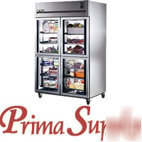 New true commercial 4 half-door refrigerator TA2R-4HG