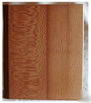 Nigel lucraft A5 photo album made from lacewood