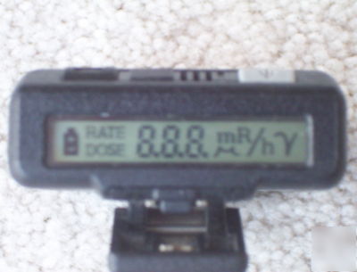 Saic pd-10I radiation detector, dosimeter: ludlum 