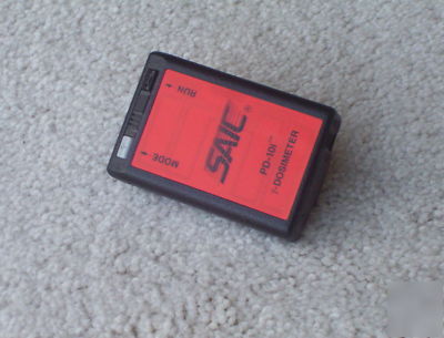 Saic pd-10I radiation detector, dosimeter: ludlum 