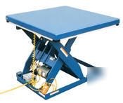 Scissor lift table, 1.5 tons, 24