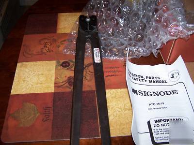 Signode ptc- 16 plastic strapping tool and sealer
