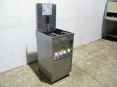 Valentine double basket electric fryer