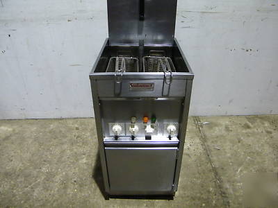 Valentine double basket electric fryer