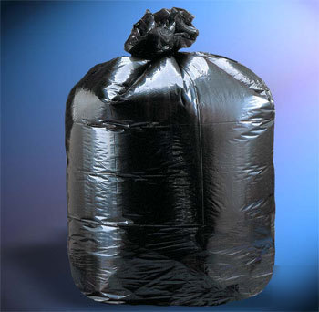 125 - 23X17X46 .98 mil black lldpe trash liners