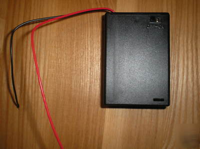 2 of 3 x aa battery holder with switch hobby model toy 