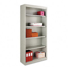 Alera fiveshelf steel bookcase