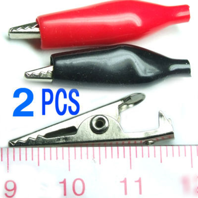 Alligator clip clamp connector testing probe insulator 