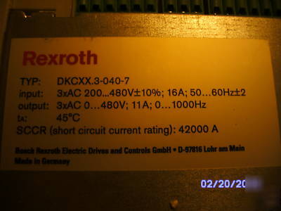 Indramat DKC11-3-040-7-fw ecodrive 