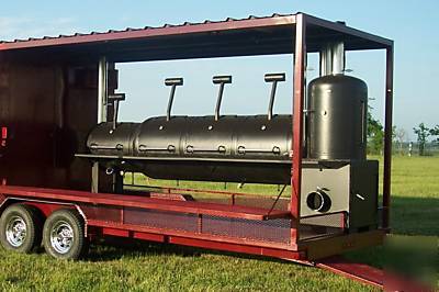 New bbq concession trailer pit, kitchen, smoker, grill