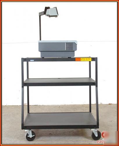 3M 910 lamp changer overhead projector + metal av cart