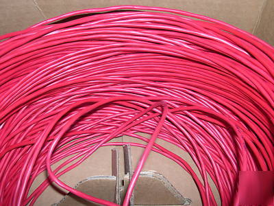 Copper wire, 2 cond 18 awg, shielded, >1000FT box alarm