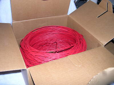 Copper wire, 2 cond 18 awg, shielded, >1000FT box alarm