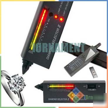 Diamond & gemstone tester authentication selector tool