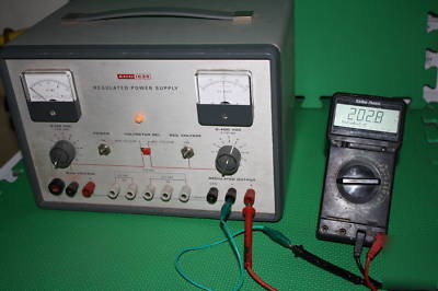Electronics - ham/tv/radio- eico power supply - revised