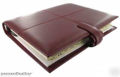 Filofax classic cross leather A5 organizer diary pink