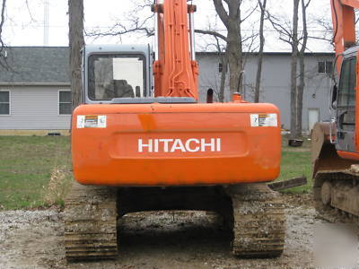 Hitachi EX160LC excavator ready to work 