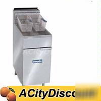 Imperial gas 40LB commercial deep fat fryer ifs-40-op