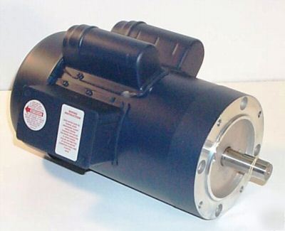 New 3 hp leeson 3450 tefc 1 phase electric motor 145TC