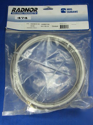 New radnor mig wire conduit gmaw 16' 474W