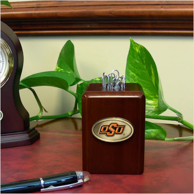 Oklahoma state university paper clip holder