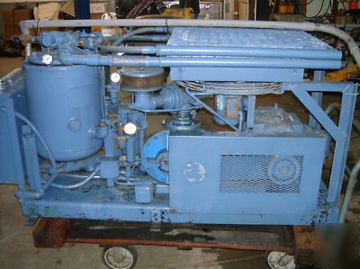 Quincy rotary screw compressor - 30HP - 342 hours 