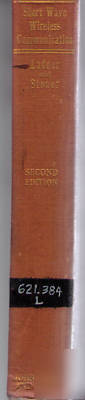 Short wave wireless communication ladner & stoner 1934