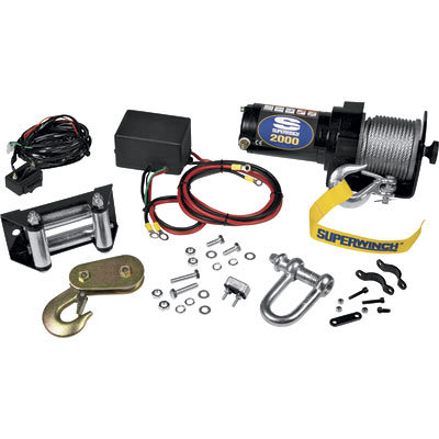 Superwinch atv electric winch - 2000-lb. model# 1120210