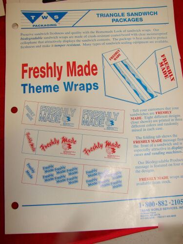 Trans world services pixie sandwich sealer packaging