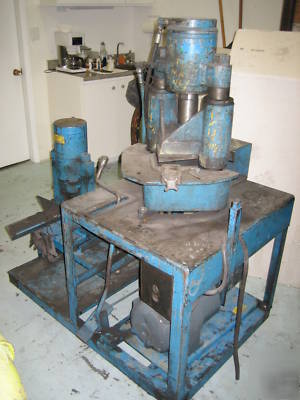 Whitney coper notcher bender w/ angle shear