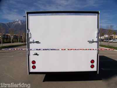 26' quad motorcycle toy hauler rhino enclosed trailer