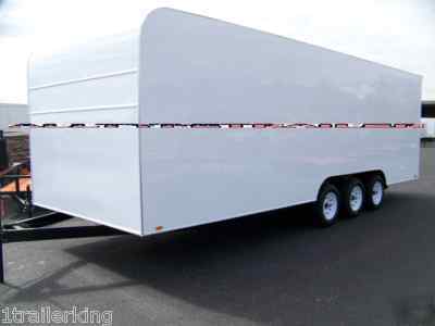 26' quad motorcycle toy hauler rhino enclosed trailer