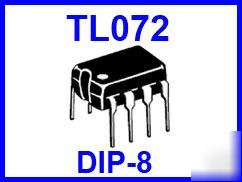 4 pcs. TL072 low noise j-fet dual op-amp