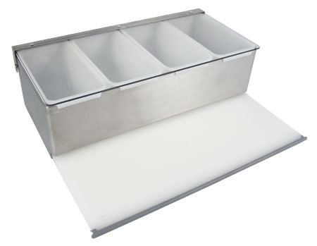 4 pint fruit tray with cutting board bar club catering