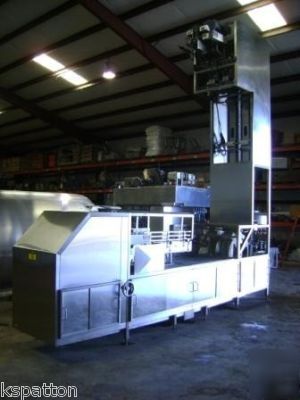Bevco 610 lowerator gripper rinser / bottle rinser