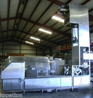 Bevco 610 lowerator gripper rinser / bottle rinser