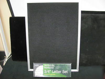 Changeable message letter board letterboard sign