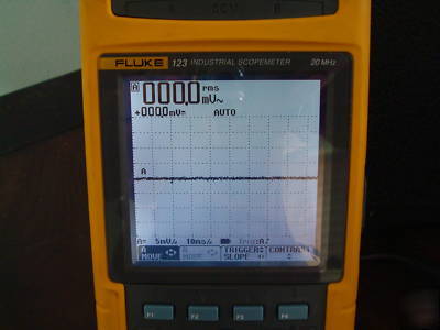 Fluke 123/003 industrial scopemeter w/ leads