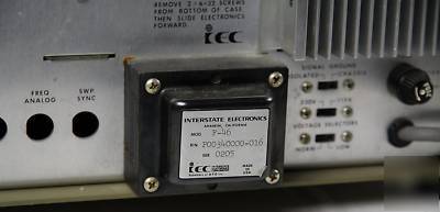 Iec interstate F46 high volt am-fm function genrerator