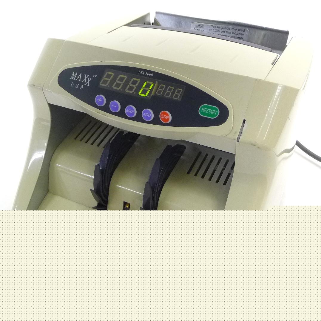 Maxx mx-1000 currency bill cash money counter MX1000
