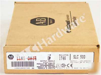 New * * allen bradley ab 1746-OA16 /d 1746-0A16 1746OA16