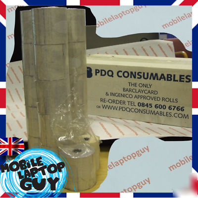 Pdq TT41 2 ply 55 x 57MM cash register till rolls X36