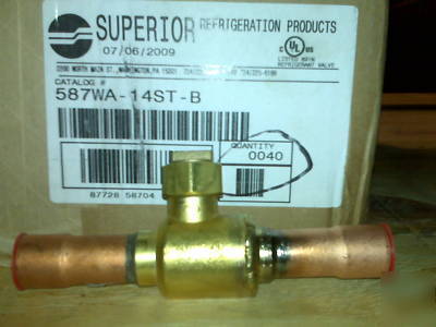 Superior #587WA-14ST-b refrigeration ball valve