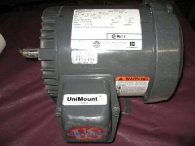 Unused us electrical .75 hp motor 3 phase 208V-230/460