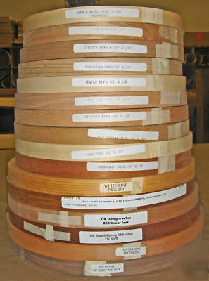 Wood edgebanding alder/anigre/beech/fir/mahogany/pecan