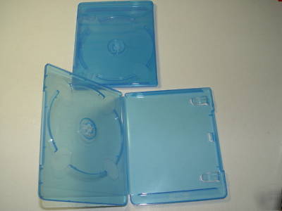 100 pcs of blu- ray blue dvd boxes case, 